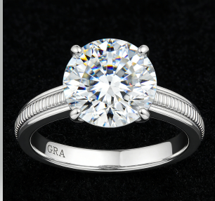 AGVANA 0.62 Carat Total  Weight Lab-Grown Diamond Ring