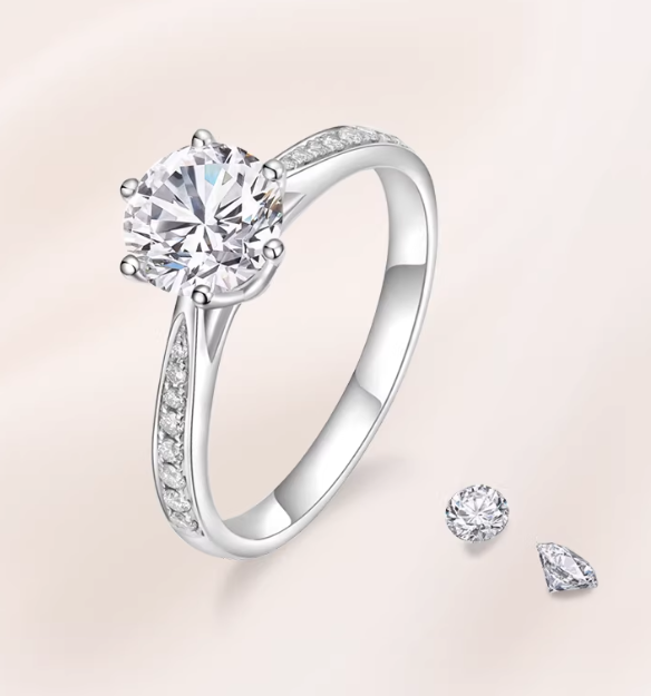 I DO Forever Cultivated 1ct Lab Diamond Six-Prong Proposal Ring