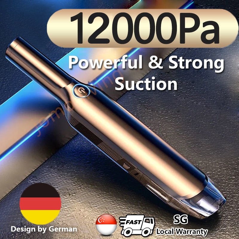 ✅SG Ready Stocks✅12000Pa 120W Handheld Wireless Car Home Vacuum Cleaner Powerful Suction Mini Light Portable Vacuum Bag