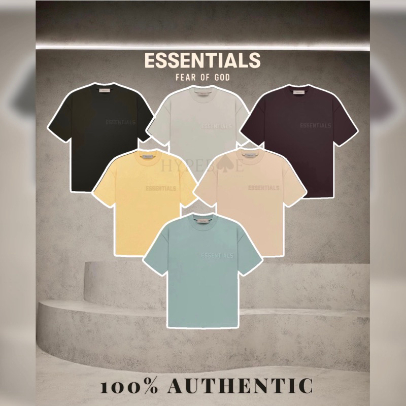 [100% Authentic] Fear of God ESSENTIALS SS23 Logo Collection Tee