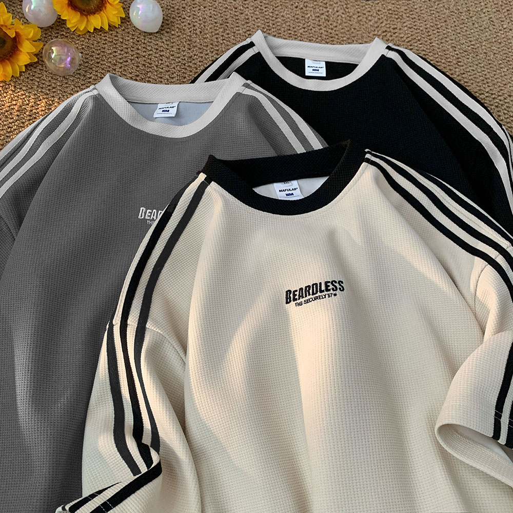 Beardless Unisex oversize loose-fit T-shirt with cotton Woven form for men and women